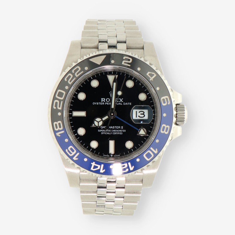 ROLEX GMT II Batgirl  126710BLNR Caja y documentos