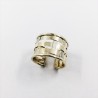 Anillo de oro con diseÃ±o de lÃ¡minas trenzadas
