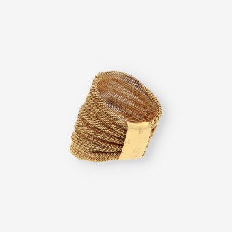 Anillo malla oro TOUS