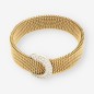 Pulsera oro blanco y amarillo 18kt con brillantes