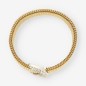 Pulsera oro blanco y amarillo 18kt con brillantes