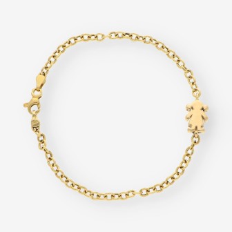 Pulsera niÃ±a TOUS oro
