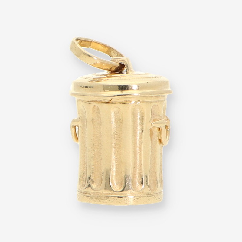 Colgante cubo oro 18kt