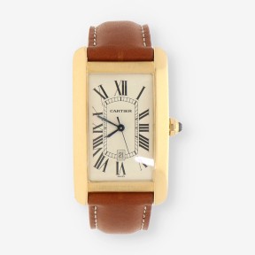CARTIER oro Tank Americano 1740 207956CD