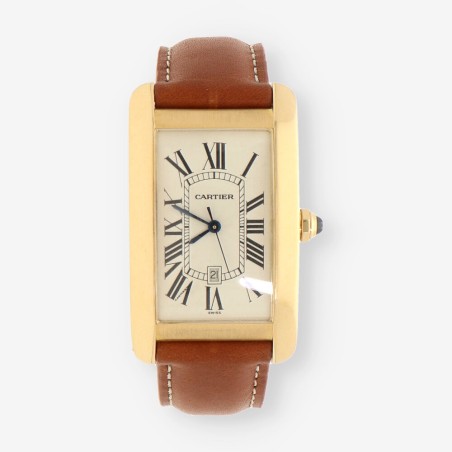 CARTIER oro Tank Americano 1740 207956CD