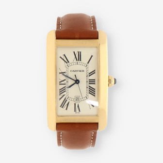 CARTIER oro Tank Americano 1740 207956CD
