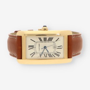 CARTIER oro Tank Americano 1740