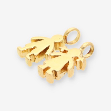 Colgante TOUS Niño y Niña oro 18kt