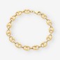 Pulsera de calabrotes en oro 18kt
