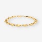 Pulsera de calabrotes en oro 18kt