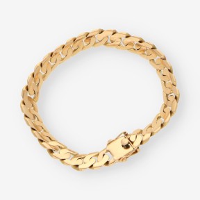 Pulsera barbada oro 18kt