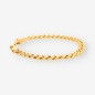 Pulsera hueca barbada oro 18kt