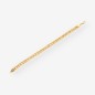 Pulsera hueca barbada oro 18kt