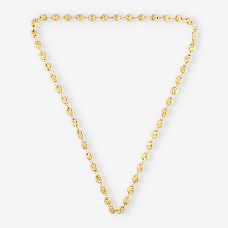 Cadena de calabrotes 63cm en oro 18kt