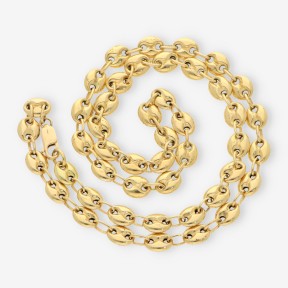 Cadena de calabrotes 63cm en oro 18kt