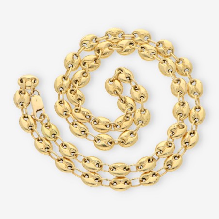 Cadena de calabrotes 63cm en oro 18kt