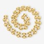 Cadena de calabrotes 63cm en oro 18kt