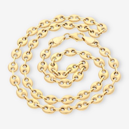 Cadena de calabrotes 52cm en oro 18kt