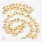 Cadena de calabrotes 52cm en oro 18kt