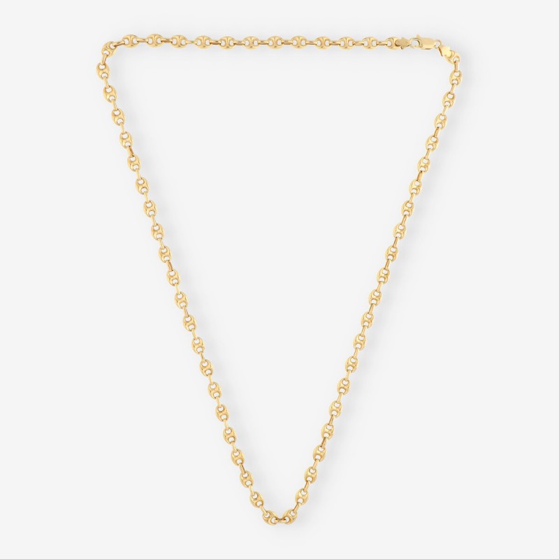 Cadena de calabrotes 71 cm en oro 18kt
