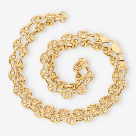 Cadena de calabrotes 71 cm en oro 18kt