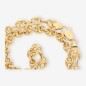 Cadena de calabrotes 71 cm en oro 18kt