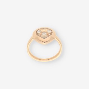 Anillo CHOPARD Happy Diamond oro 18kt con documento y caja