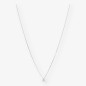 Colgante en oro blanco 18kt con brillante NUEVO 0,20
