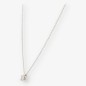 Colgante en oro blanco 18kt con brillante NUEVO 0,20