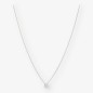 Colgante en oro blanco 18kt con brillante NUEVO 0,35