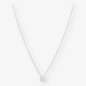 Colgante en oro blanco 18kt con brillante NUEVO 0,60