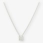 Colgante en oro blanco 18kt con brillante NUEVO 0,60