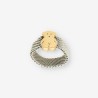 Anillo acero y oro TOUS