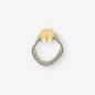 Anillo acero y oro TOUS