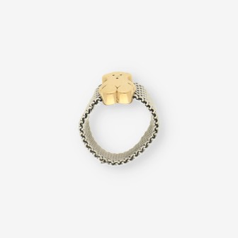Anillo acero y oro TOUS