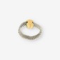 Anillo acero y oro TOUS