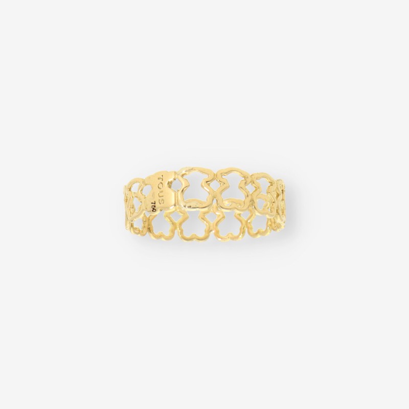 Anillo calado oro TOUS