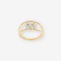 Anillo M oro 18kt y brillantes