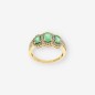 Anillo oro Esmeralda y brillantes