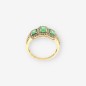 Anillo oro Esmeralda y brillantes