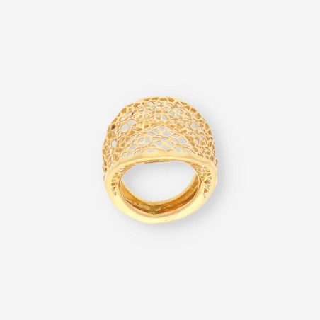 Anillo calado oro 18kt