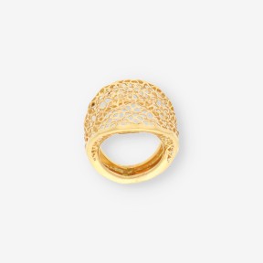 Anillo calado oro 18kt