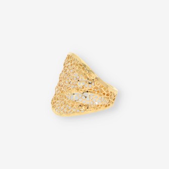 Anillo calado oro
