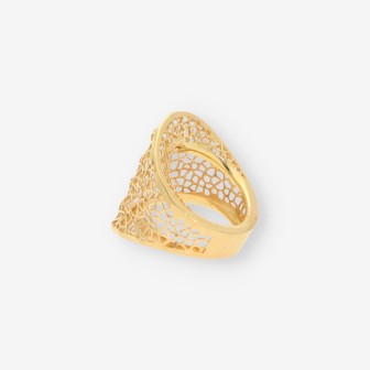 Anillo calado oro