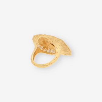 Anillo filigrana oro forma concha