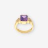 Anillo p. lila y oro