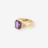 Anillo p. lila y oro