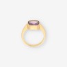 Anillo oro piedra lila
