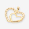 Colgante corazÃ³n oro