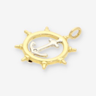 Colgante timÃ³n oro